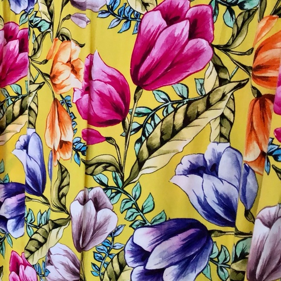 Flower Print Slip On with DrawString - Picture 6 of 6